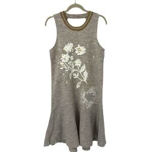 Anthropologie Knitted & Knotted Afterlight Wool Dress Small Sleeveless Floral
